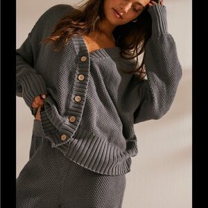 Free People Hailee Cardi Set